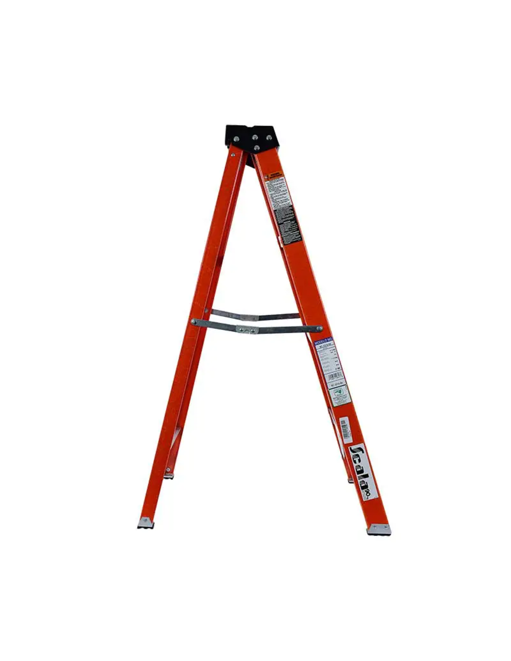 Escalera de tijera de fibra de vidrio de 1.22 mts No conduce electricidad!.