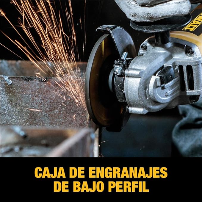 DEWALT Mini Esmeriladora Angular 4-1/2 Pulgadas 700W DWE4010-B3.
