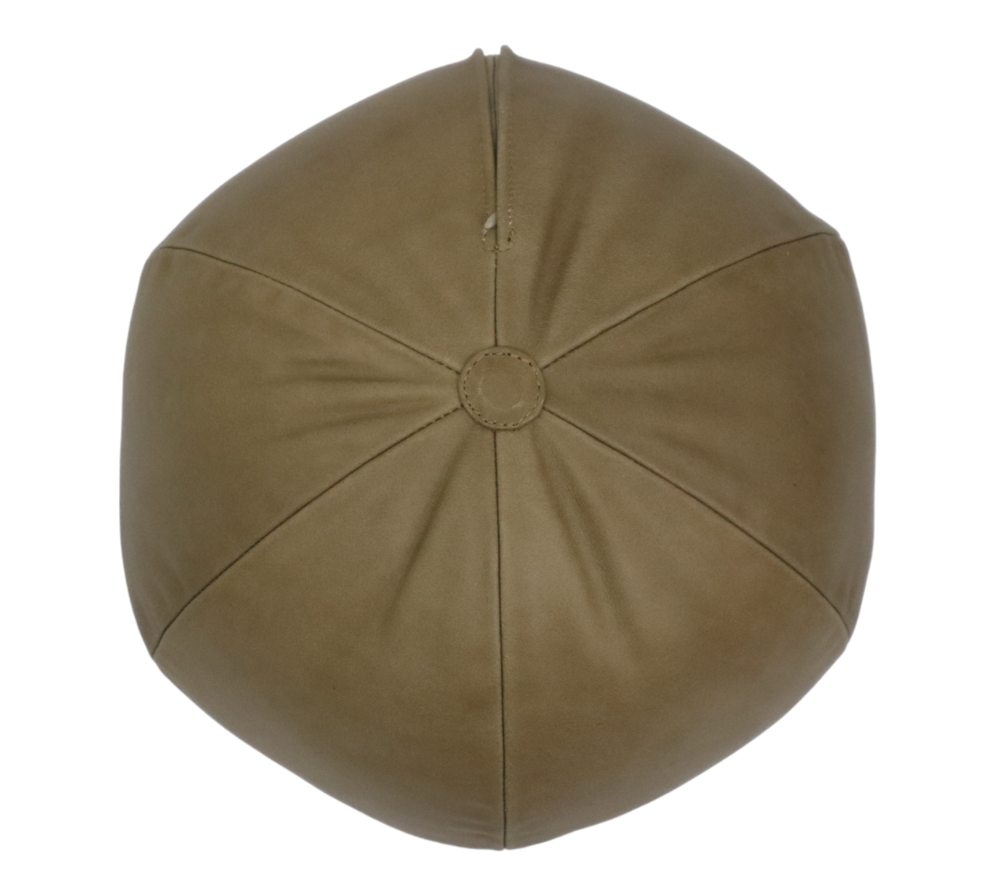 Cojín Esfera Arena Piel Genuina Decorativo Pelota 27 cm.