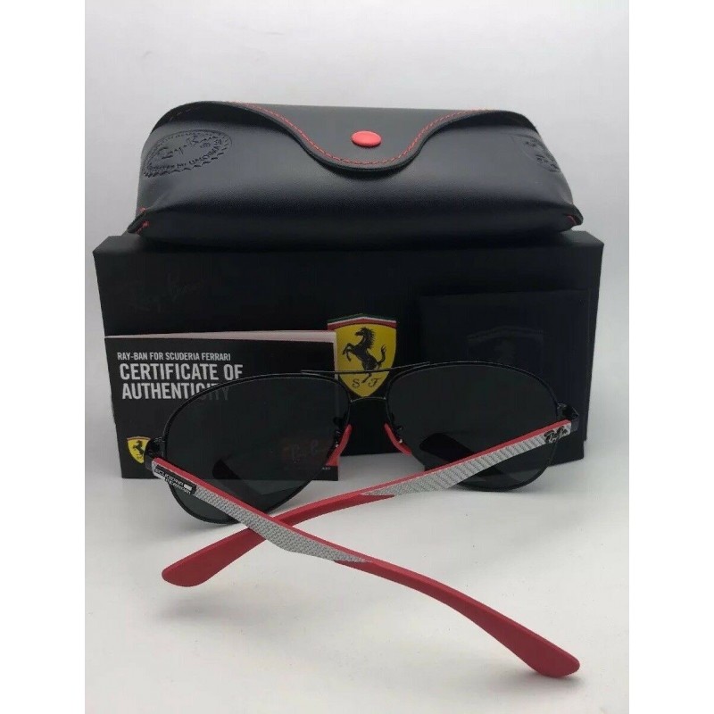 Lentes de sol Ray Ban RB8313M F009/6G Aviator Scuderia Ferrari Fibra de carbono
