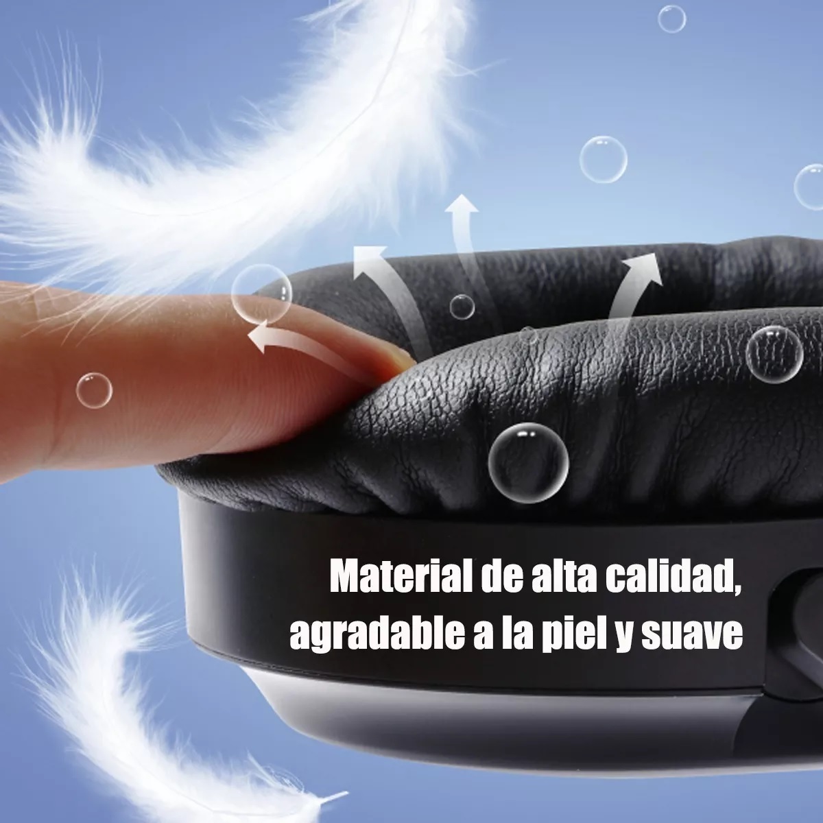 Audifonos Cancelacion Ruido Diadema Inalámbrico Bluetooth Negro