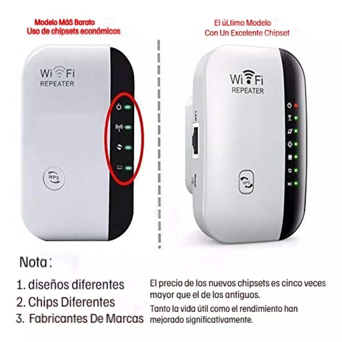 Repetidor Y Extendedor De Senal Wifi Wireless Senal Wifi Blanco Negro