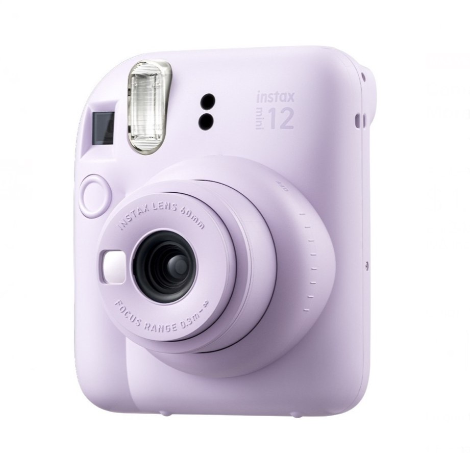 Cámara Instax Mini 12 Color Lila.