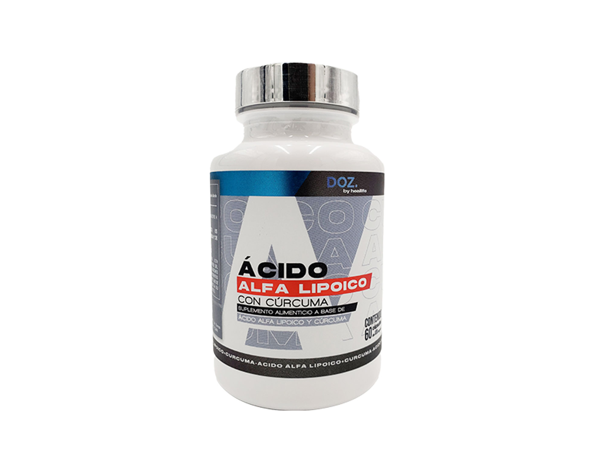 Ácido Alfa Lipoico con Cúrcuma - DOZ. by Heallife - Antioxidante y Energía.