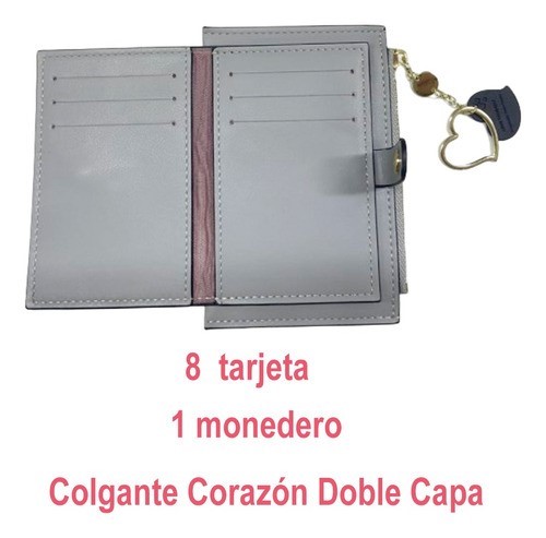 Carteras De Mujer Tarjetero Mujer Con Colgante Love