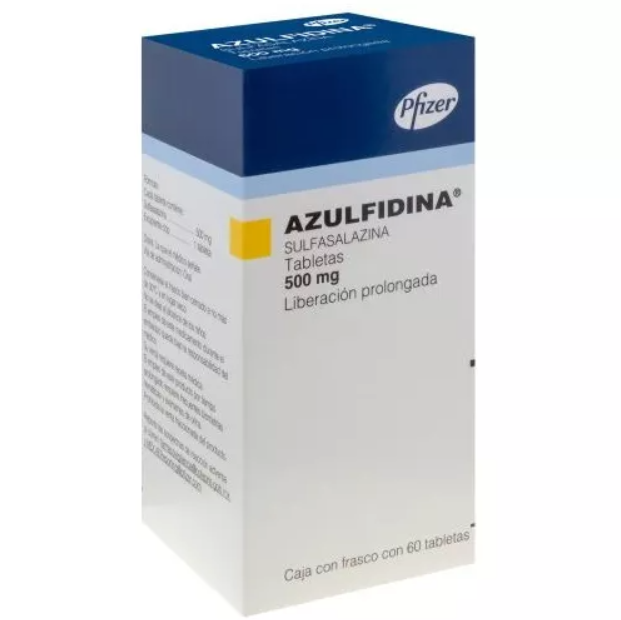 Azulfidina 60 Tabletas 500mg.