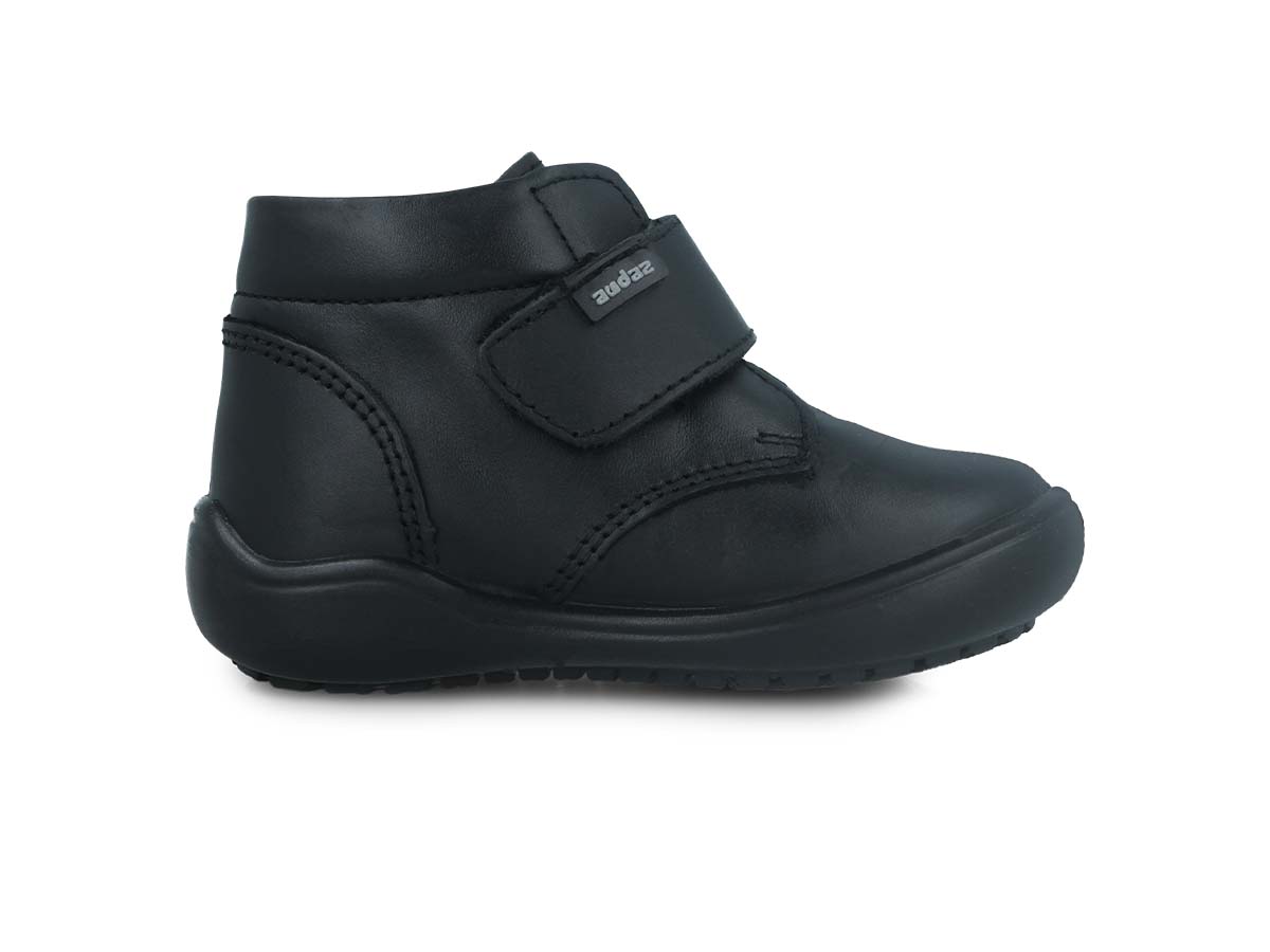 Zapatos Escolares Botas Audaz Casual Negro 162501-A Niño.