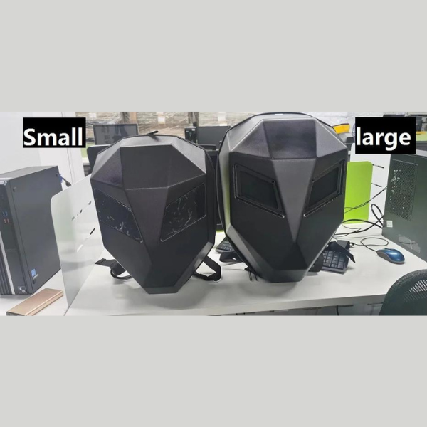 Mochila para Motocicleta LED con carcasa dura Impermeable de gran capacidad.