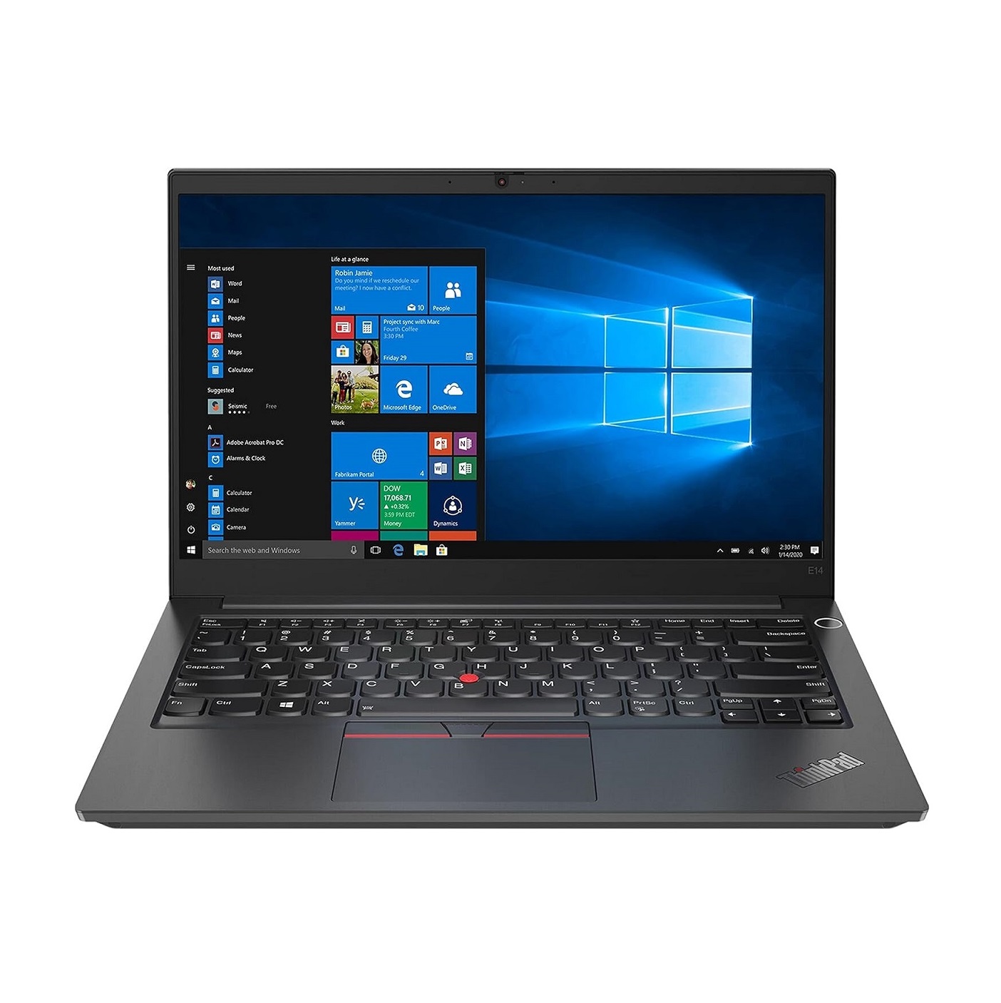 Laptop Lenovo E14 G2- 14"- I5-1135G7- 16GB RAM- 256GB SSD- Windows 10 Pro- Equipo Clase A, Reacondicionado..