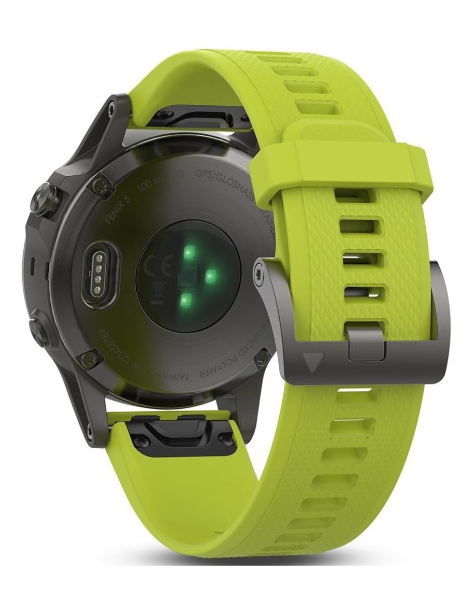 Reloj Garmin Fenix 5 Gris con Amarillo.