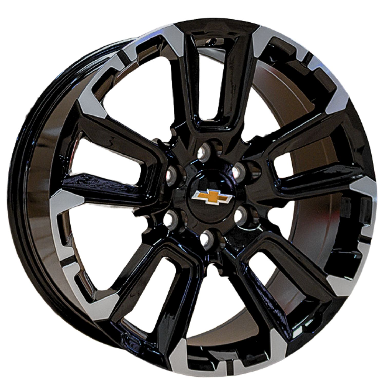 4 RINES BLACK MACHINE 20 6 X139.7 Nissan Titan,Chevrolet Silverado 1500,GMC Sierra 1500,Toyota Land  Cruiser