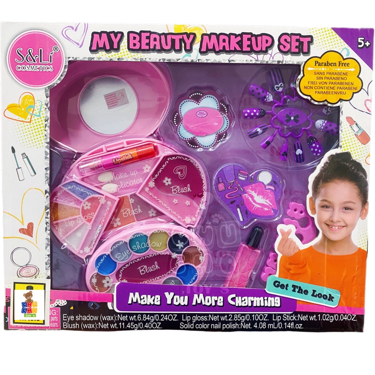 Kit De Maquillaje Belleza De Uñas Regalo Juguetes Para Niñas