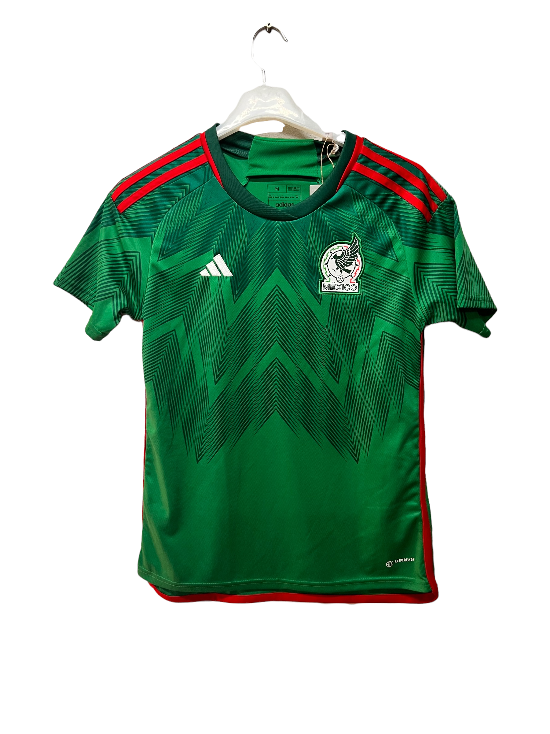 Jersey Original Dama Adidas de la Selección Mexicana local mundial Qatar 2022 HE8847.
