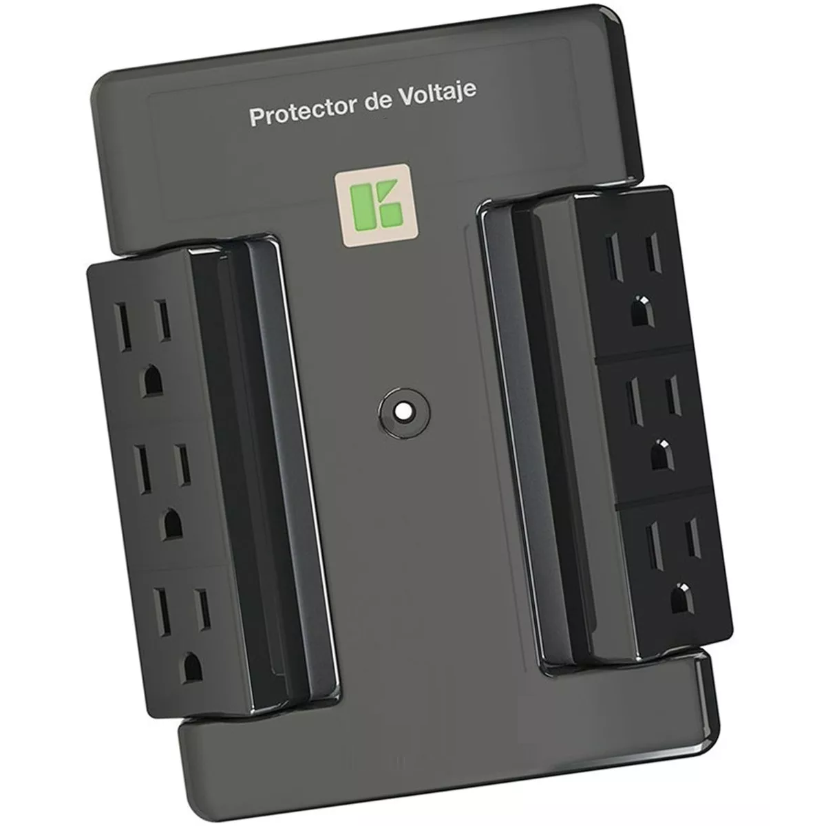 Regulador Protector De Voltaje P/ Pantallas Pv-2500d Color Negro