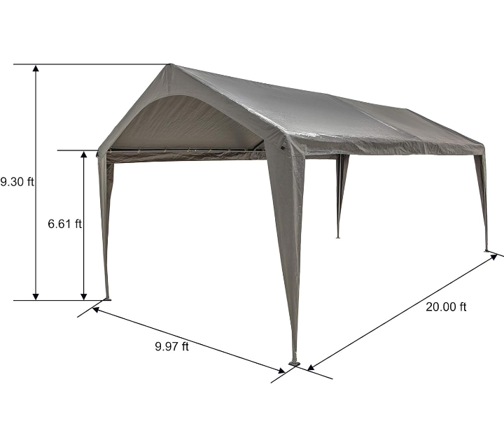 Carpa toldo impermeable para cochera jardín patio 