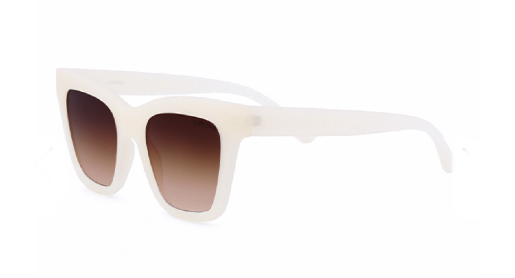 Lentes De Sol Vanesa Cuadrados Crema By Rebel