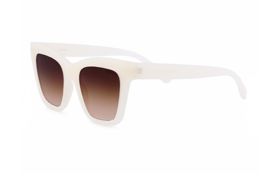 Lentes De Sol Vanesa Cuadrados Crema By Rebel