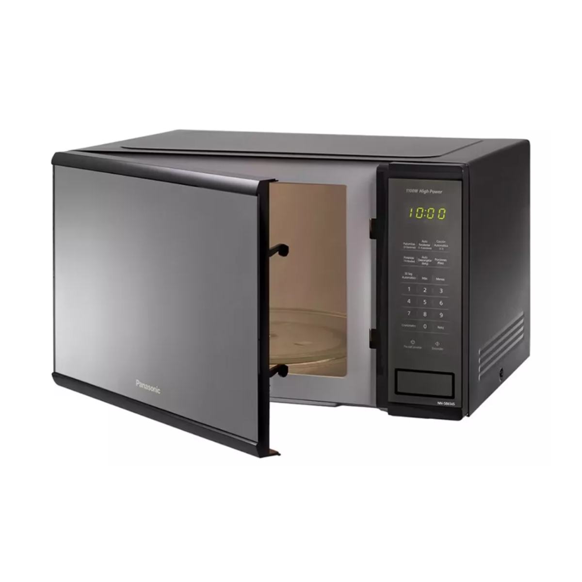 Horno de Microondas Panasonic 1.3 Pies NN-SB656BRUH Negro​.