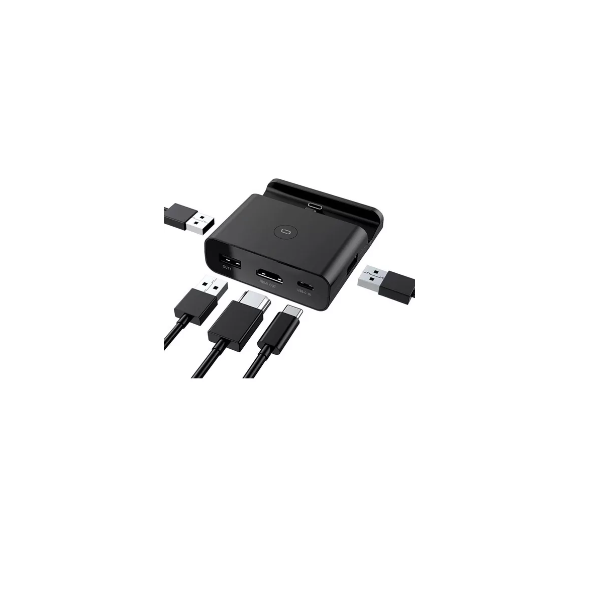 Base De Tv 4k Para Nintendo Switch/ Oled Negro.