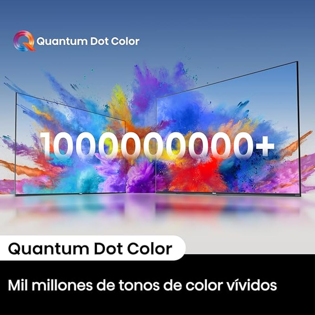 Pantalla Hisense QLED de 75 pulgadas 4K UHD 75QD6N con Google TV.