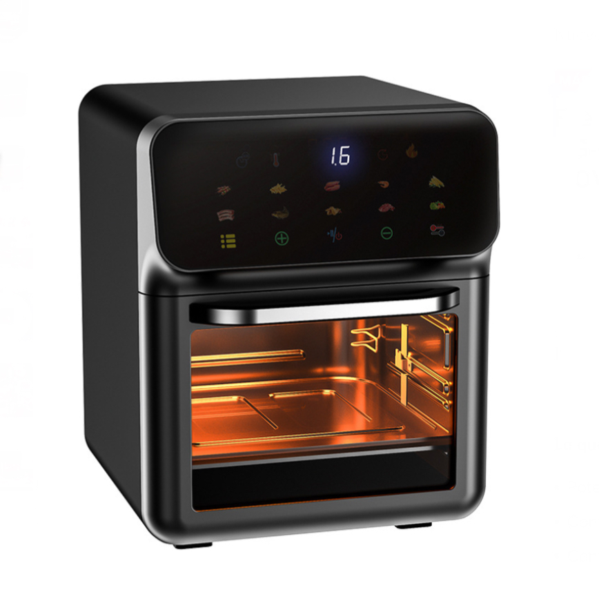 Freidora de aire Air Fryer de 16L color negro 110V.