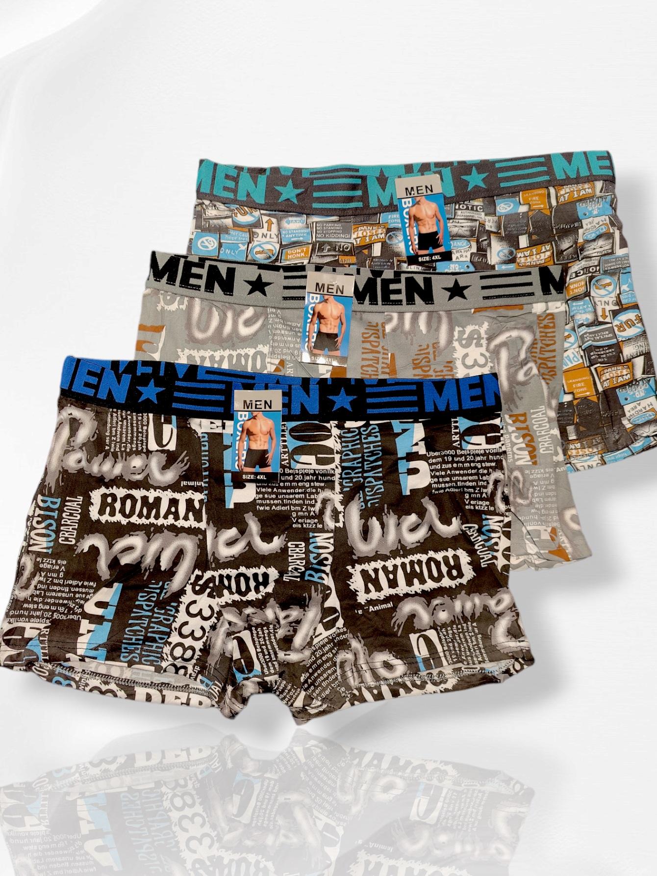 Set de 6 boxer premium para hombre talla chica color modelo aleatorio