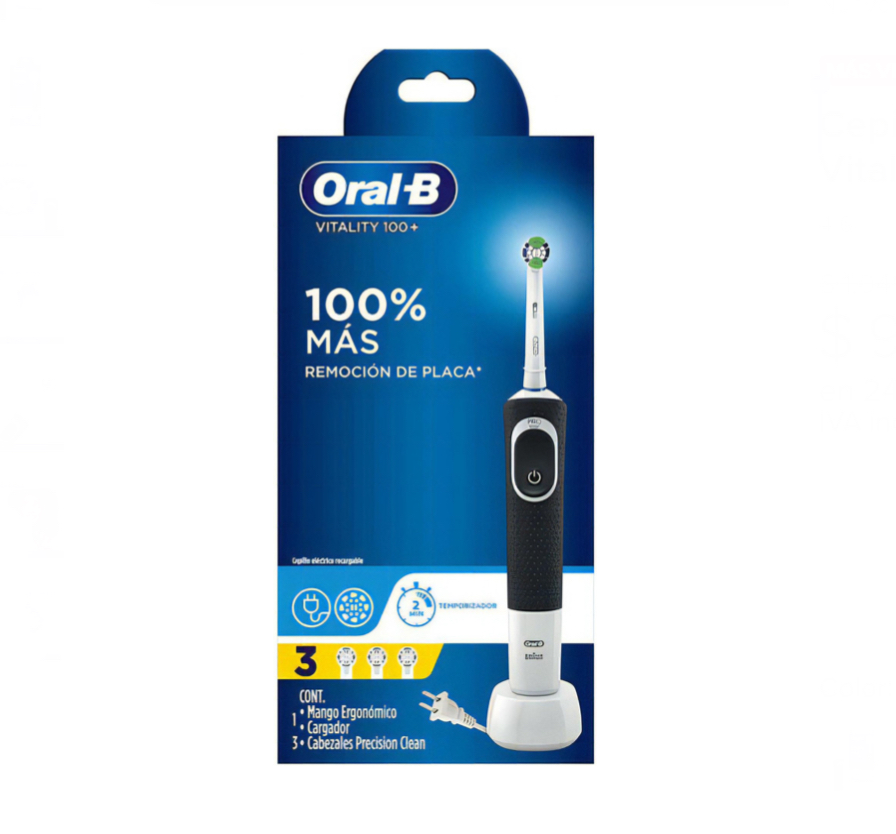 Cepillo De Dientes Eléctrico Oral-b Vitality 100+3 Repuestos.