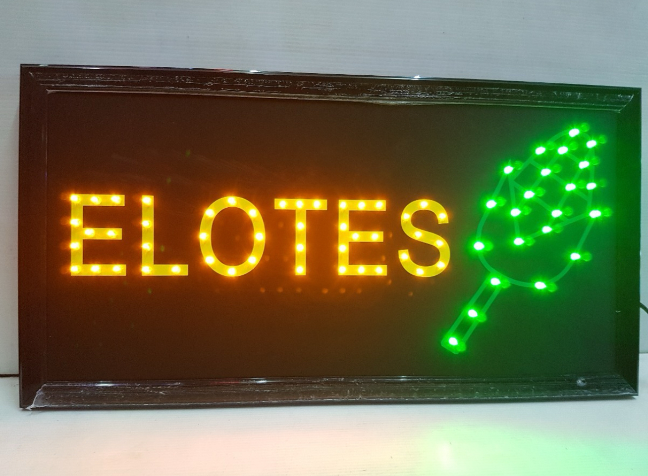 Letrero elotes ideal para tu negocio