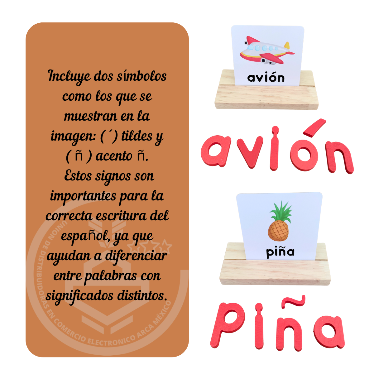 Material Didáctico Montessori Juego Letras Ortografía Niños.
