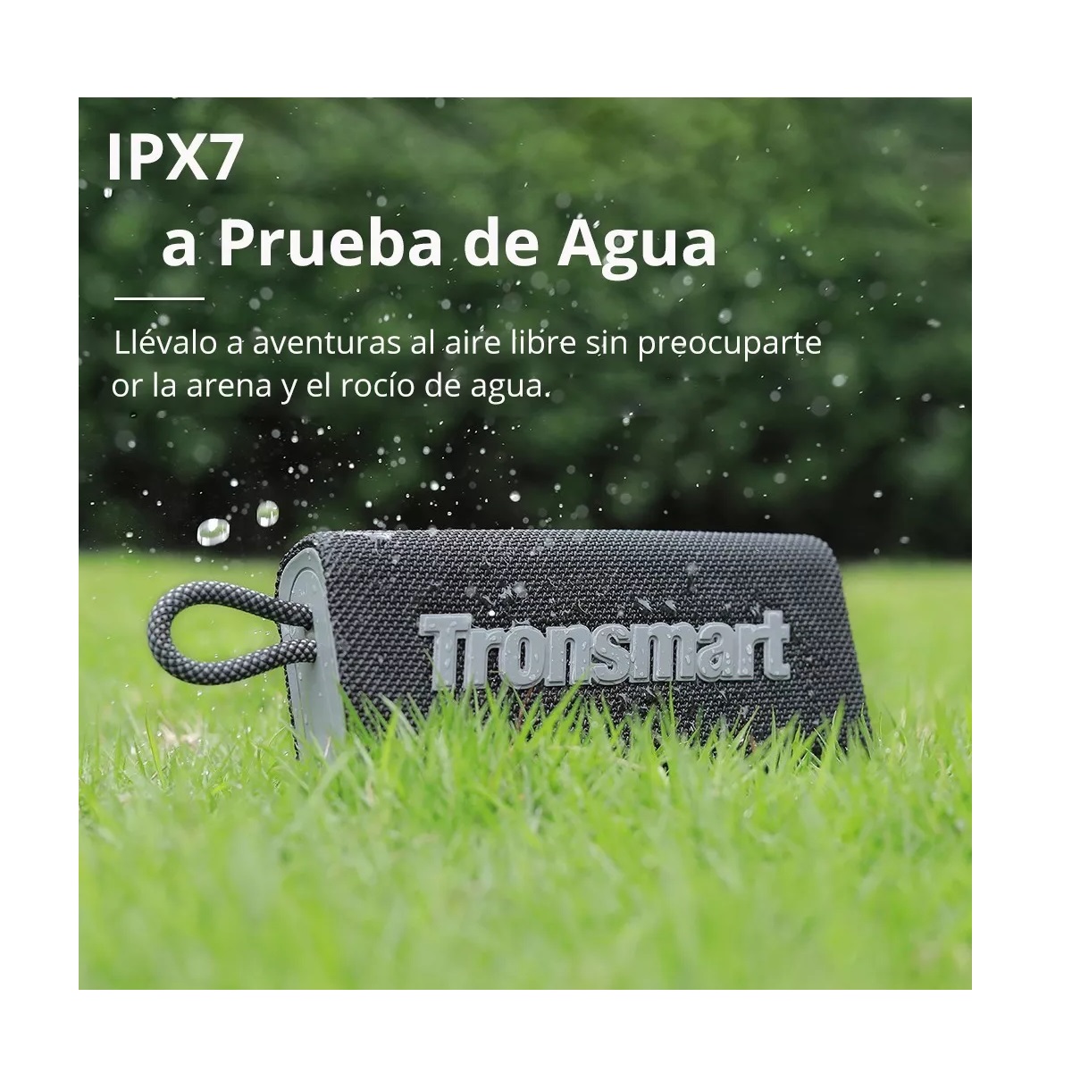 Bocina Tronsmart Trip Portátil Con Bluetooth 5.3 P/Color Negro