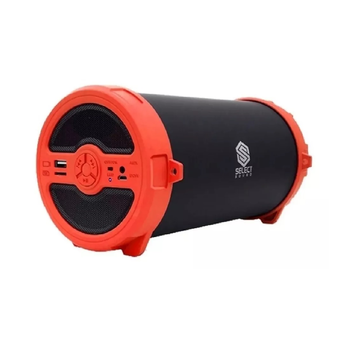 Bocina Bluetooth Radio Fm Usb Color Rojo