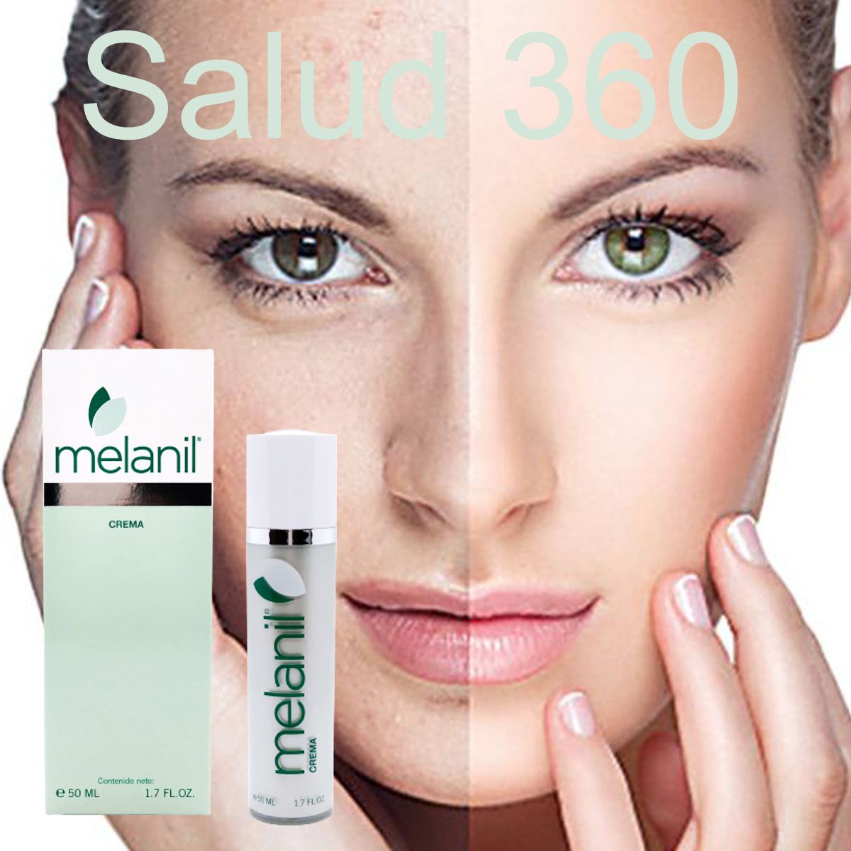 Melanil crema Aclaradora y elimina manchas.