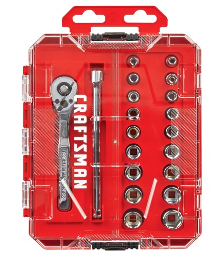 CRAFTSMAN 20 unidades de 1/4 pulgadas Juego de herramientas de mecánica de accionamiento