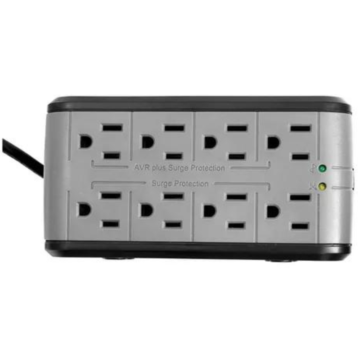 Regulador De Voltaje Vorago Avr-100 1000va 120v Ca Negro.