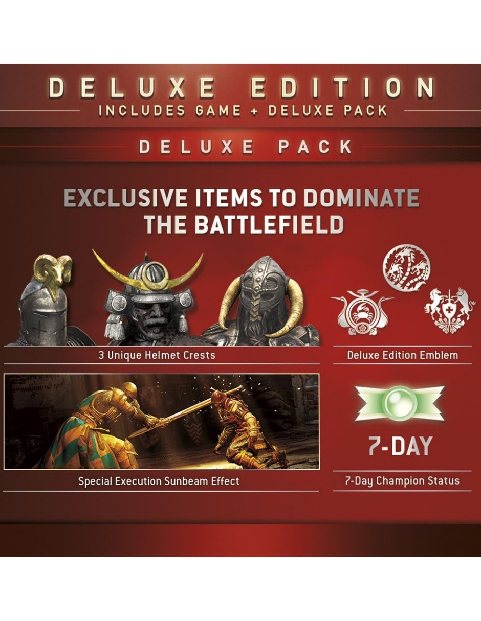 FOR HONOR DELUXE EDITION - XBOX ONE.