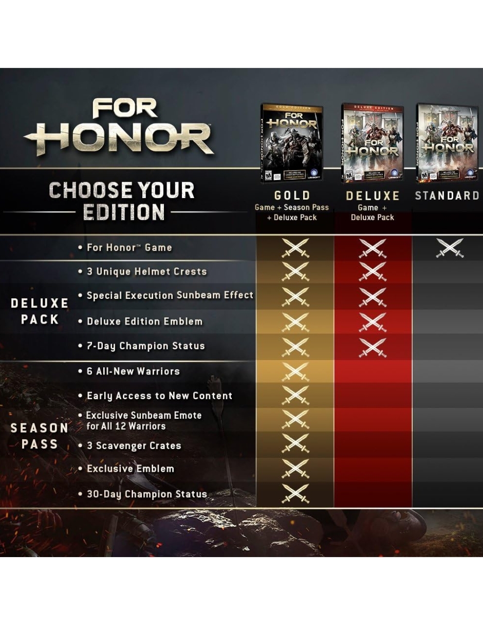 FOR HONOR DELUXE EDITION - XBOX ONE.