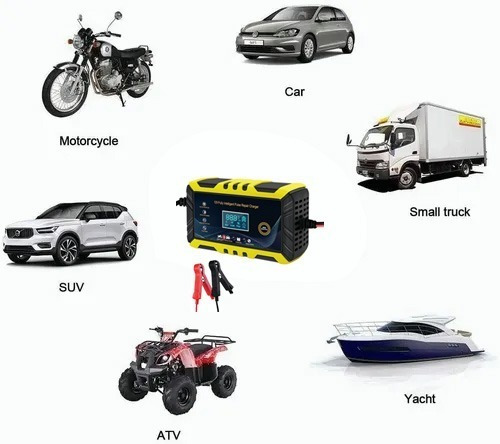 Cargador De Baterías Inteligente De 12v 6a Auto/motocicleta