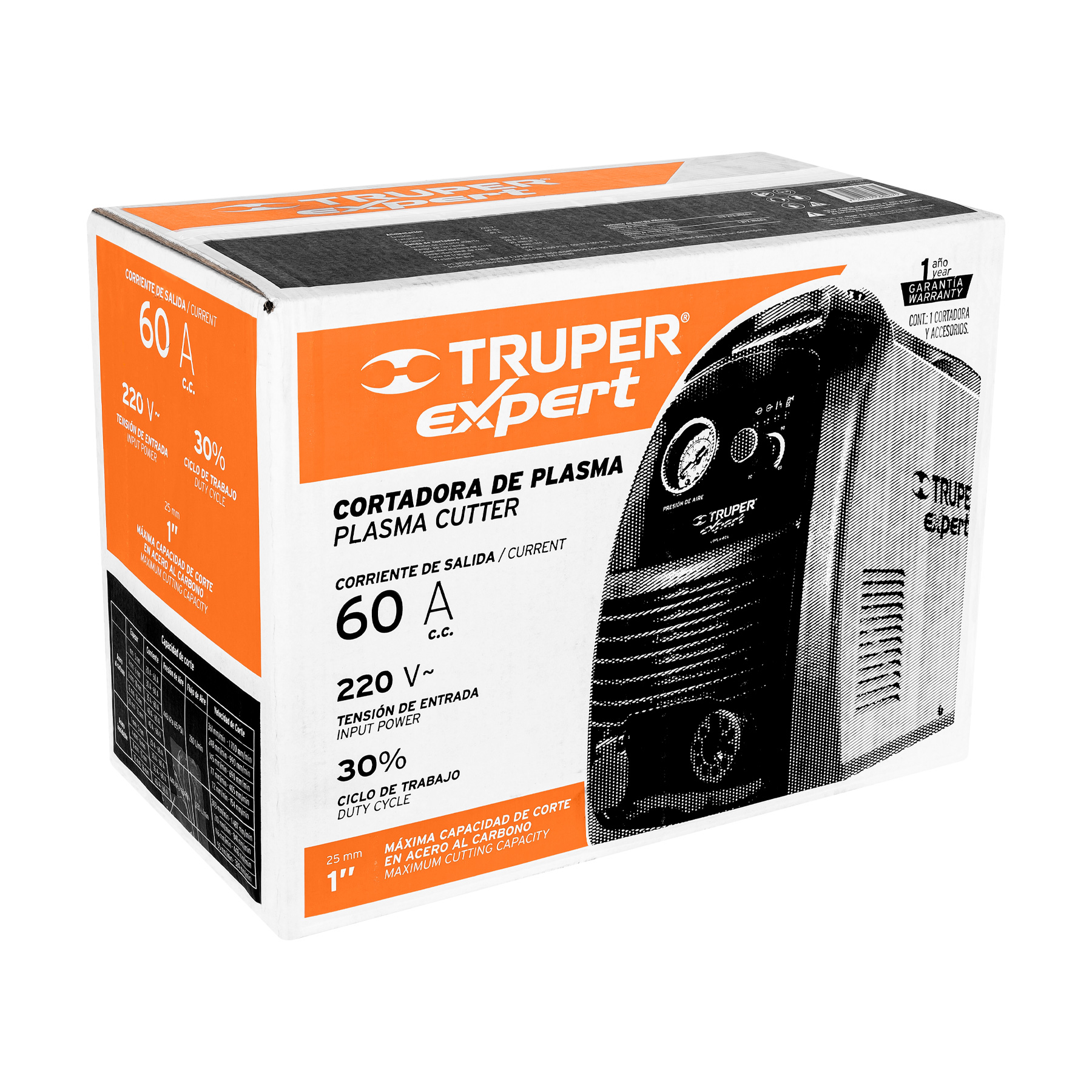 Cortadora de plasma Truper de 60 A COPLA60X naranja
