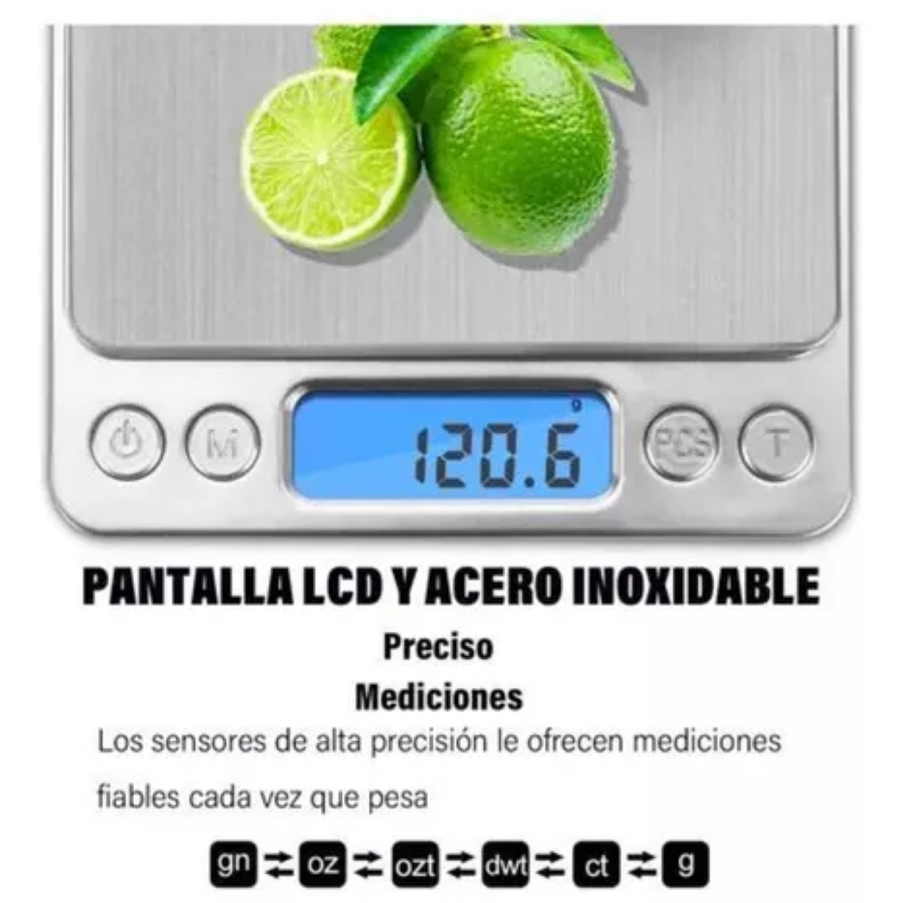 Pesa Bascula Gramera Digital De Precisión 0.1gr Hasta 1000gr