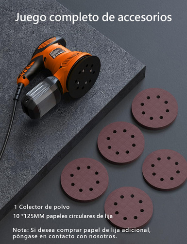 Lijadora Roto Orbital Electrica Moge Profesional