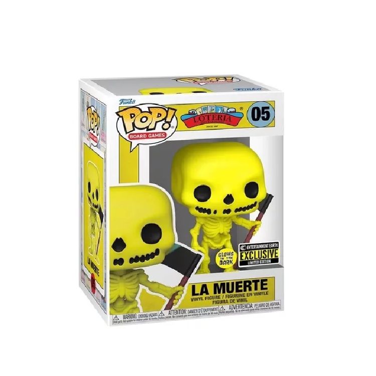 Funko Pop! La Muerte Glow in the dark Loteria Exclusive.