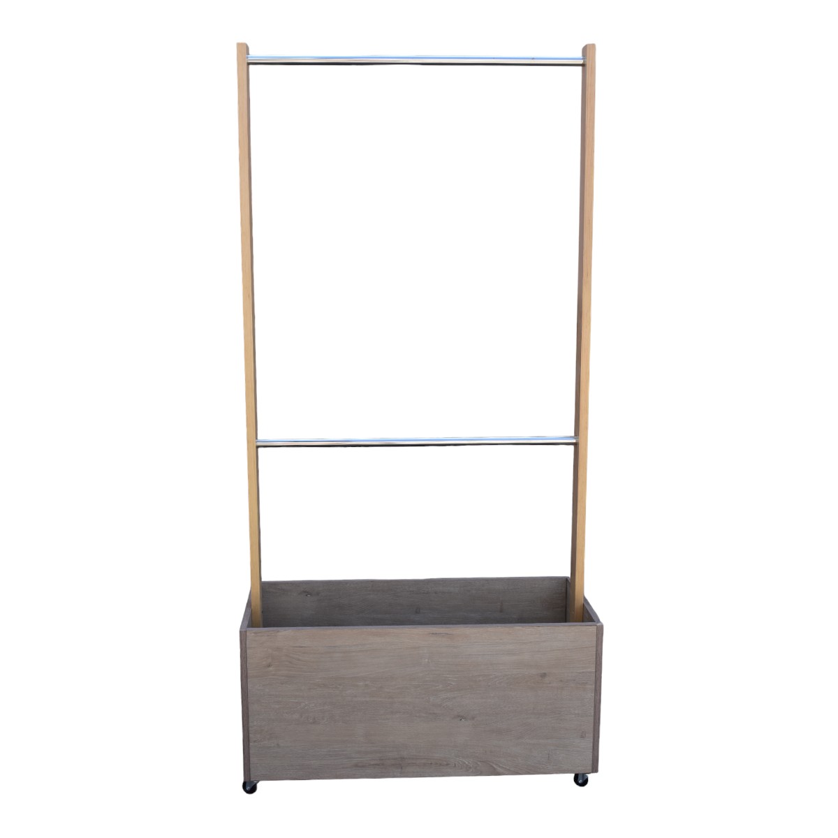 Perchero Rack con cajón profundo Organizador para colgar ropa .