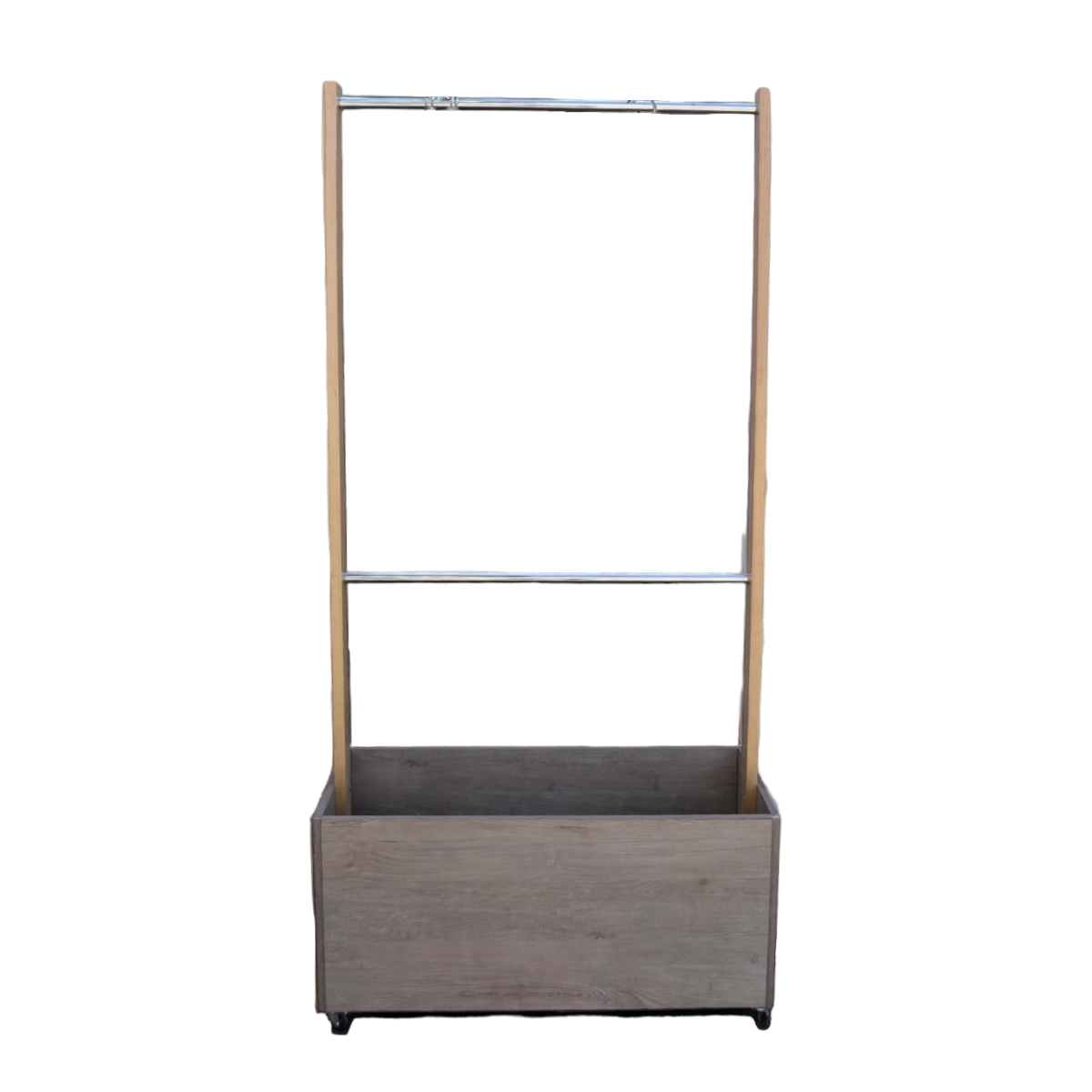 Perchero Rack con cajón profundo Organizador para colgar ropa .