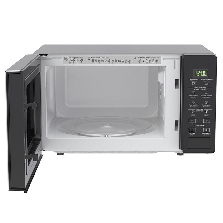 Microondas Whirlpool WM1807B de 45 cm (18") y Capacidad 0.7 p³ Negro.