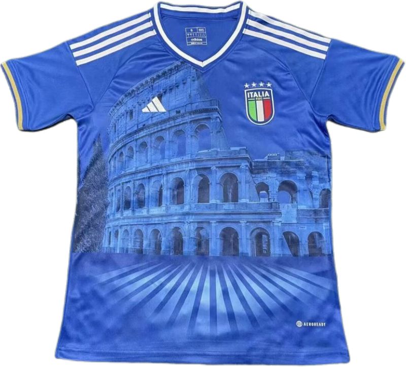 Nuevo! Jersey Italia 2024 Edicion Especial Coliseo Azul Talla XL.