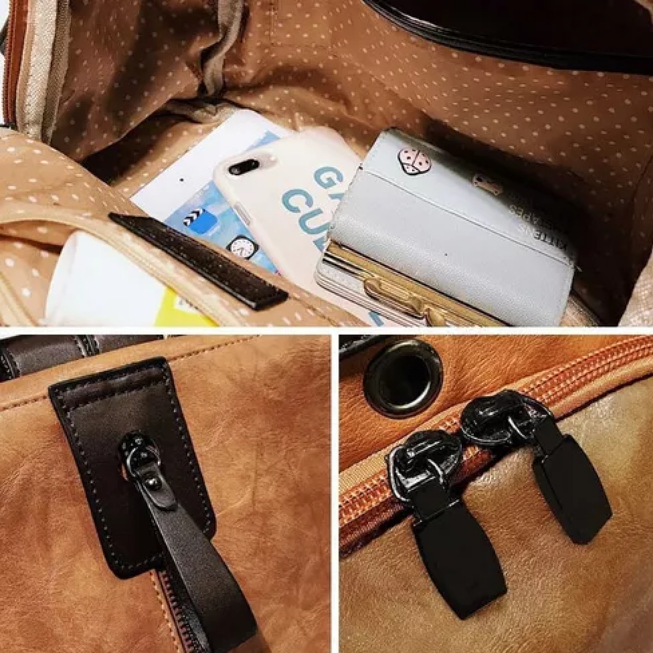 Mochila Mujer, Mochila Antirrobo Bolsos Mochila Mujer Piel