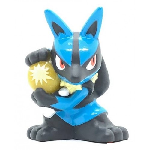 Figura Colección Bandai Pokemon Lucario 388 Kids Travel Friends Series Regalo