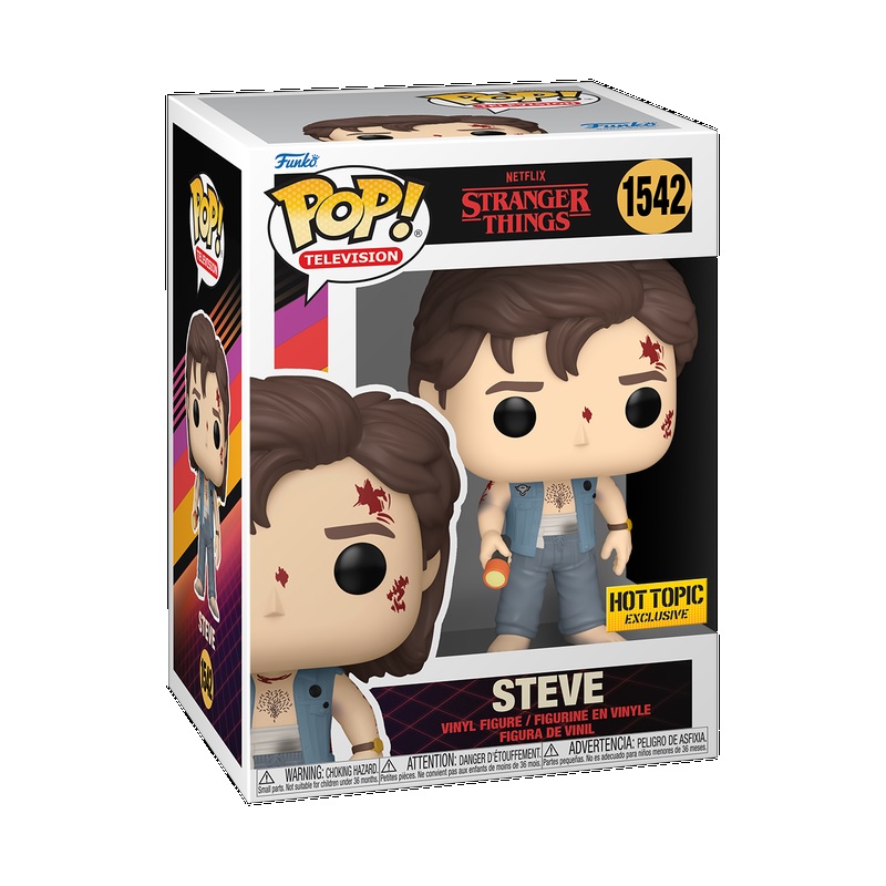 Funko Pop! Steve battle damaged Stranger Things Exclusive