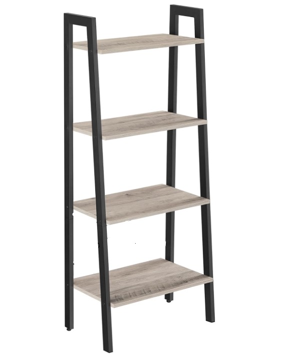 Estante Librero Organizador Tipo Escalera 4 Niveles Madera.