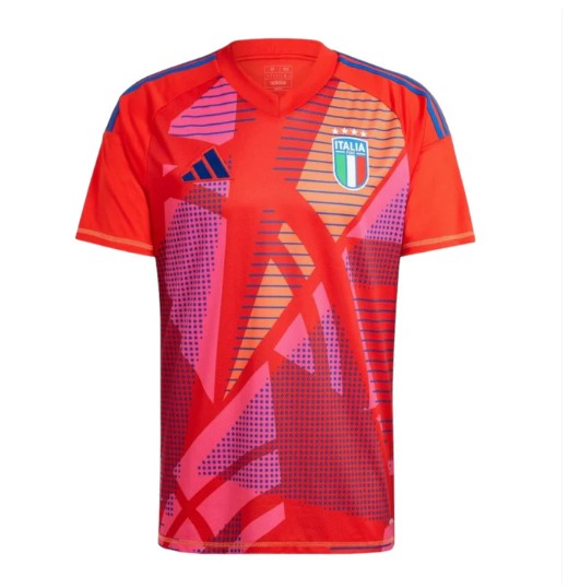 Nuevo! Jersey Italia Euro 2024 Portero Arquero Rojo Talla M.